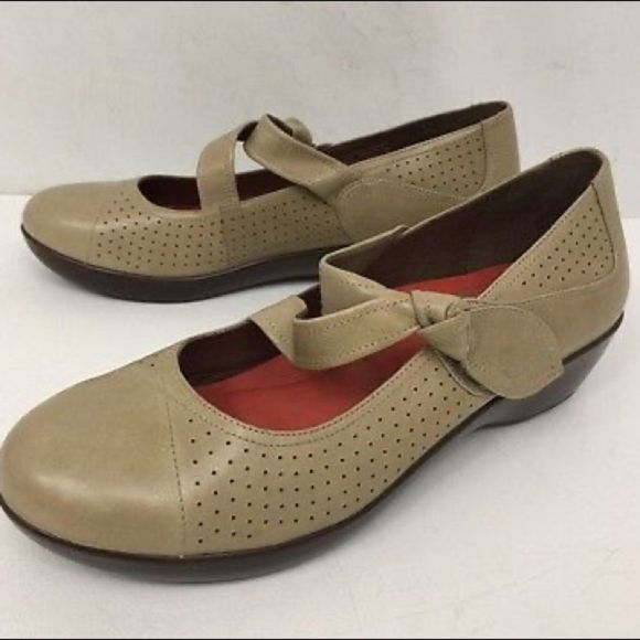 WOMENS DANSKO DEIDRA Tan leather Maryjane comfort EDGE SHOES Size 39/8.5-9 - Picture 2 of 12
